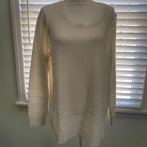 Dressbarn off white NWT sweater 2X